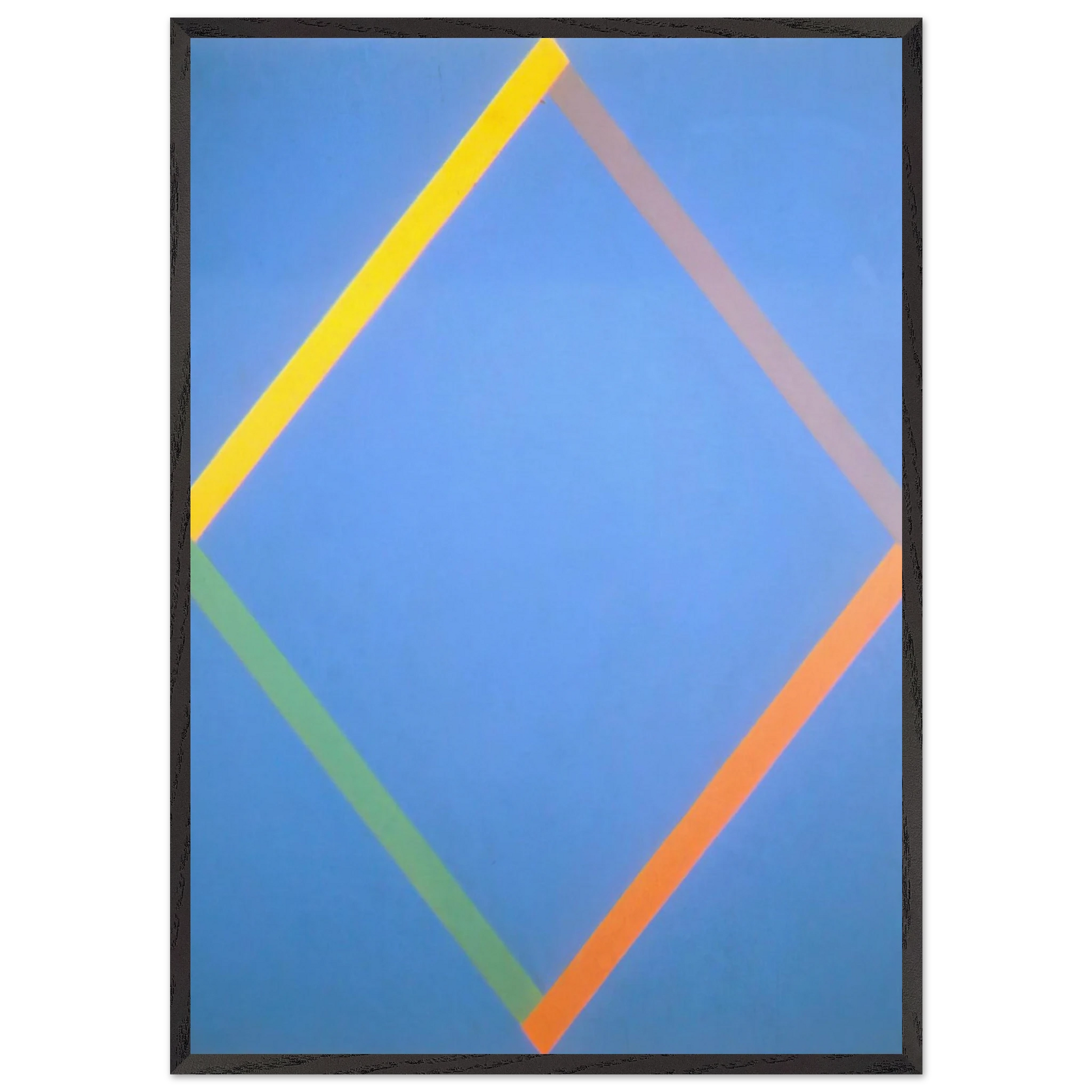 Mandarin - 1964 - Jeremy Moon 70x100 cm / 28x40 inches Framed Art Print – Black Wooden Frame