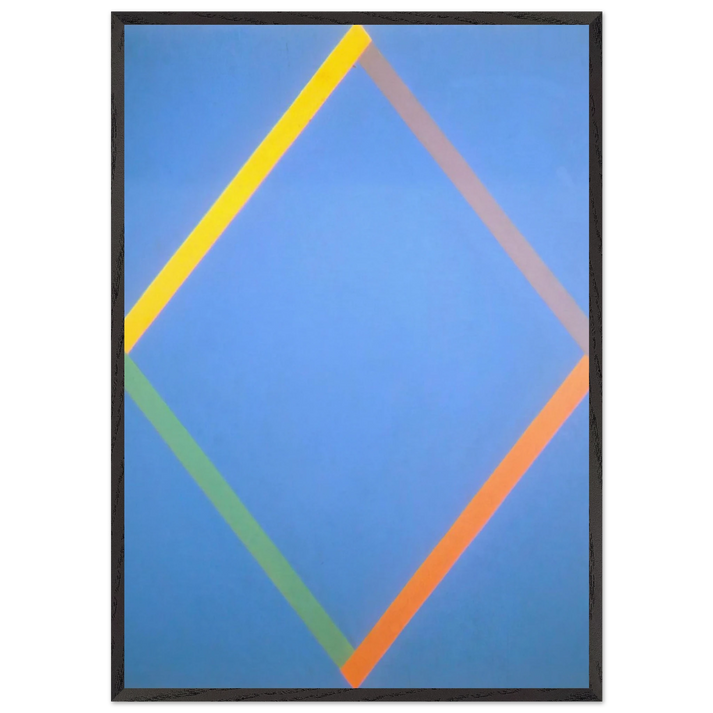 Mandarin - 1964 - Jeremy Moon 70x100 cm / 28x40 inches Framed Art Print – Black Wooden Frame