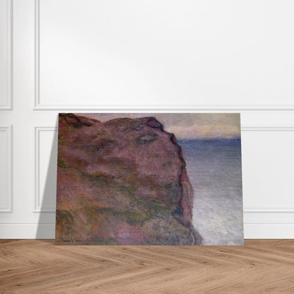 Cliff at Petit Ailly, at Varengeville - claude monet Brushed Aluminum Print - 70x100 cm / 28x40 inches | claude monet Aluminum Print | claude monet Prints