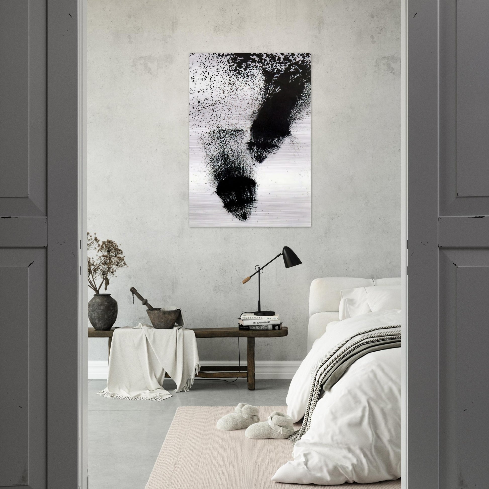 Machine Age Noise - 1957 - Morris Graves Brushed Aluminum Print - 70x100 cm / 28x40 inches | Morris Graves Aluminum Print | Morris Graves Prints