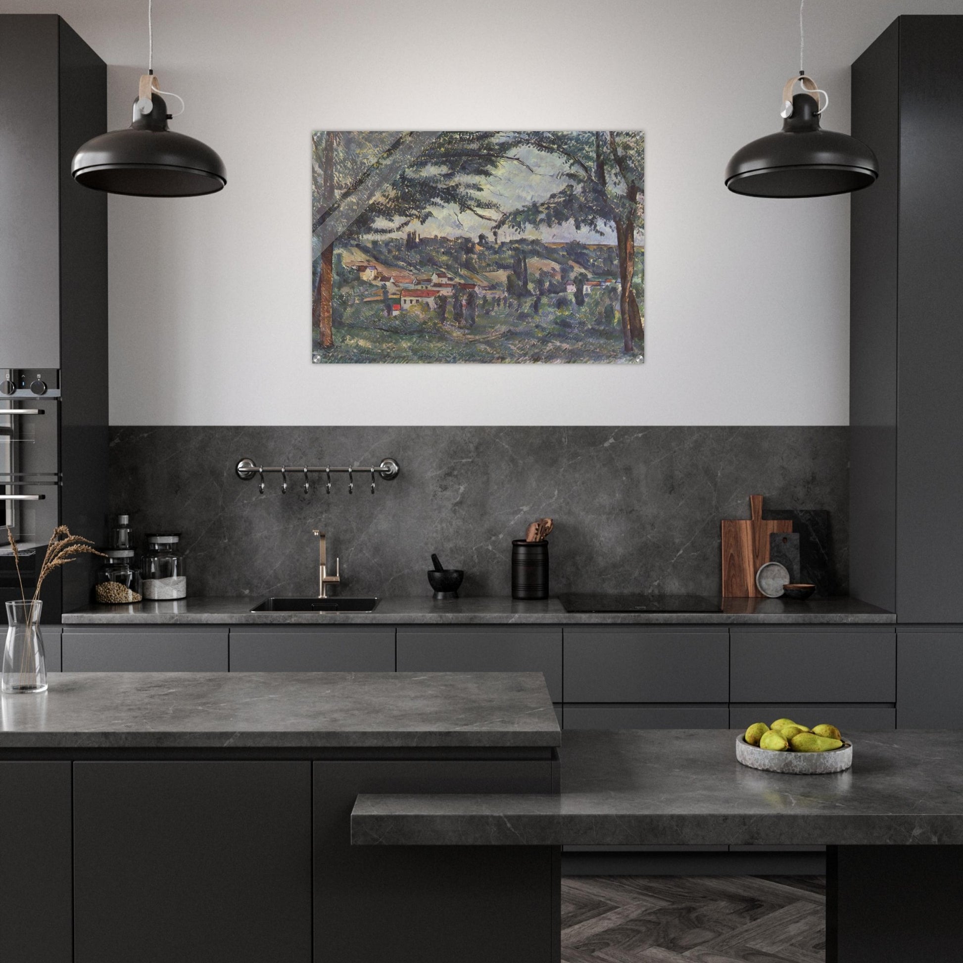 Landscape - Paul Cézanne Acrylic Print - 70x100 cm / 28x40″ inches