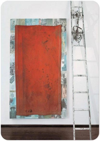 MANGO ICE CAVE SCALE 1977 By Robert Rauschenberg Pack of 10 Post Cards | Robert Rauschenberg Post Cards | A6 (10.5 x 14.8 cm) - 4.1 x 5.8 inches