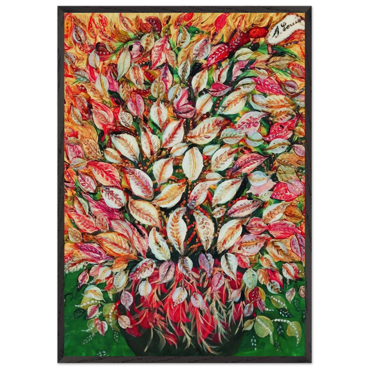 Feuilles - 1928 - Seraphine Louis Framed Art Print – Black Wooden Frame - Default Title - -Framed Art Print