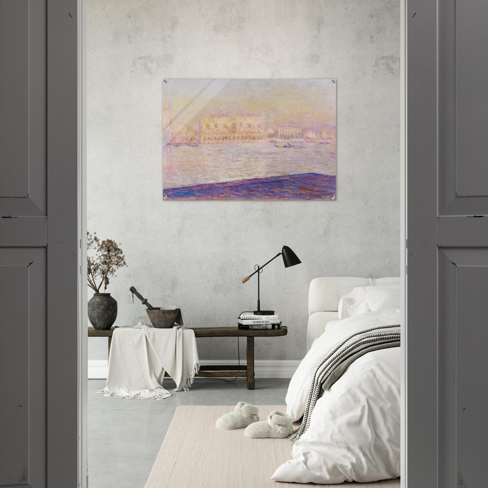 The Doges' Palace Seen from San Giorgio Maggiore 4 - claude monet Acrylic Print - 70x100 cm / 28x40″ inches