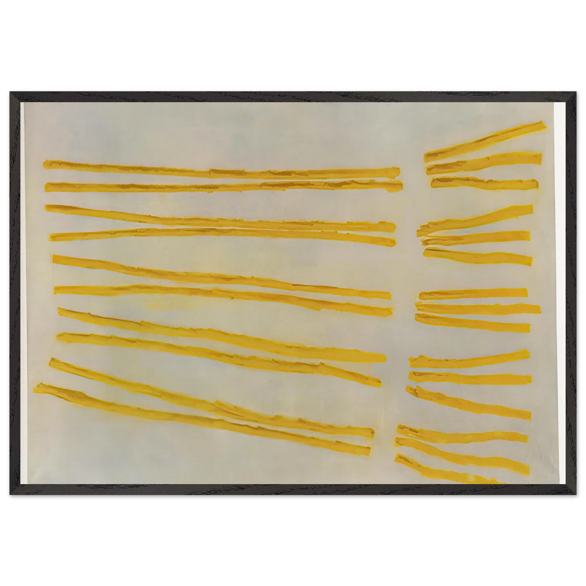 Untitled Expedition - 1995 N1 - Ralston Crawford Framed Art Print – Black Wooden Frame - Default Title - -Framed Art Print