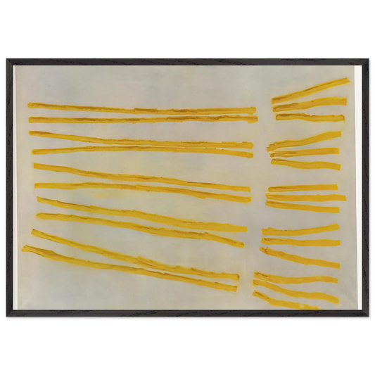 Untitled Expedition - 1995 N1 - Ralston Crawford Framed Art Print – Black Wooden Frame - Default Title - -Framed Art Print