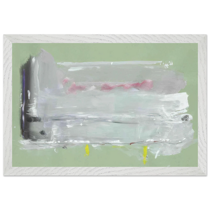 Helen Frankenthaler - Untitled - 1984 Wall art - 50x70 cm / 20x28 inches - Premium Wooden Framed Poster With Fine Art Paper-canvas - White frame