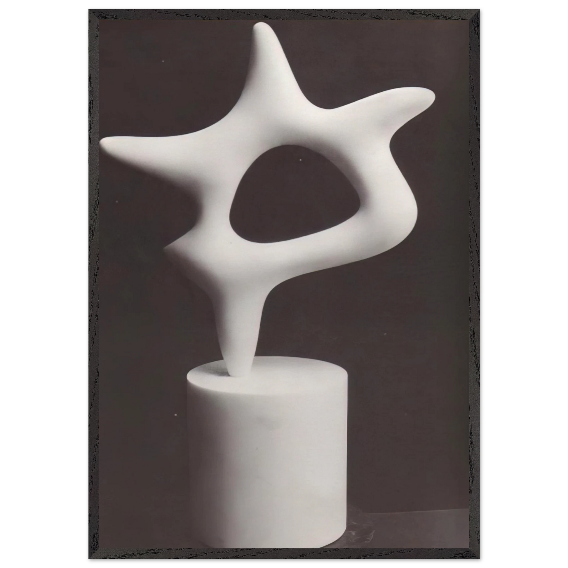 The Star - Jean Arp Framed Art Print – Black Wooden Frame - Default Title - -Framed Art Print