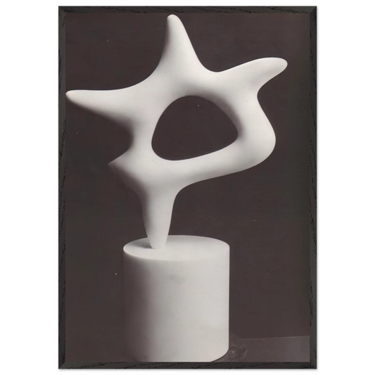 The Star - Jean Arp Framed Art Print – Black Wooden Frame - Default Title - -Framed Art Print