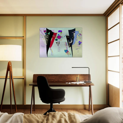 RECIPROCAL ACCORDS 1942 - Wassily Kandinsky Brushed Aluminum Print - 70x100 cm / 28x40 inches | Wassily Kandinsky Aluminum Print | Wassily Kandinsky Prints