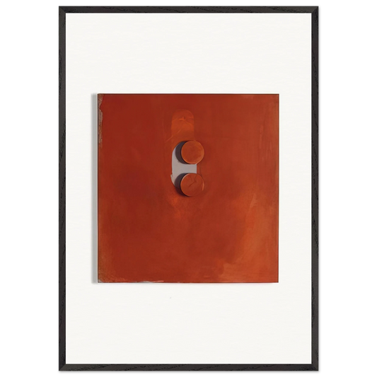 Tablettenbild - 1966 - Blinky Palermo Framed Art Print – Black Wooden Frame - Default Title - -Framed Art Print