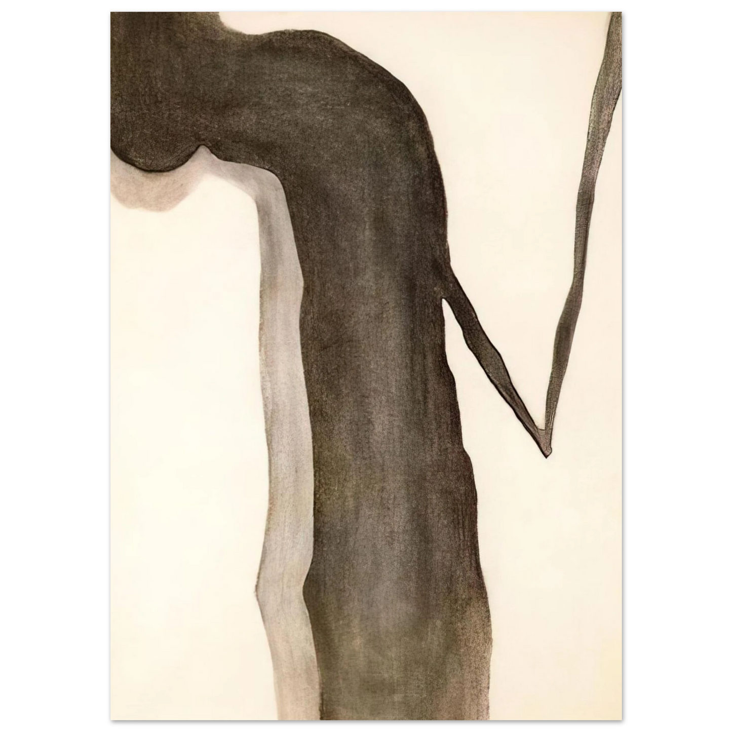 Georgia O'Keeffe - Drawing V Fine Art Poster - 40x60 cm / 16x24 inches