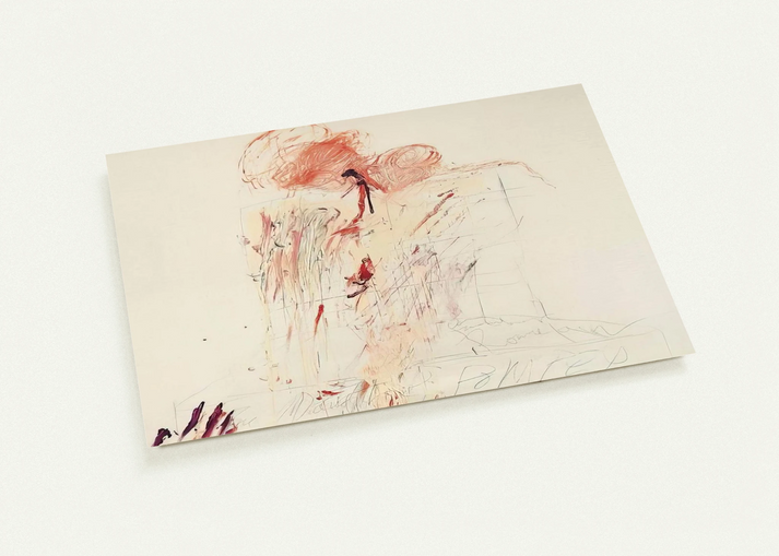 Death of Pompey  Rome  By Cy Twombly Pack of 10 Post Cards | Cy Twombly Post Cards | A6 (10.5 x 14.8 cm) - 4.1 x 5.8 inches