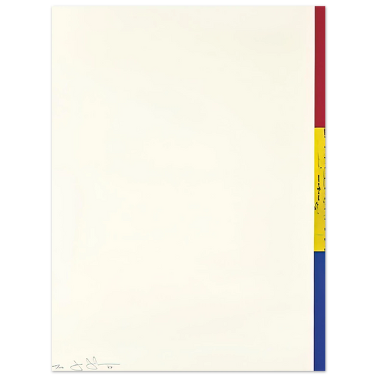 Jasper Johns - UNTITLED RULER ULAE 56 Fine Art Poster - Default Title