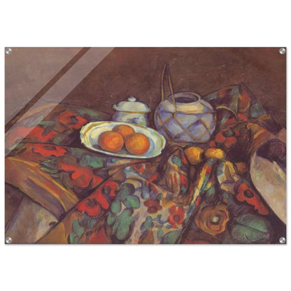 Still Life with Oranges - Paul Cézanne Acrylic Print - 70x100 cm / 28x40″ inches