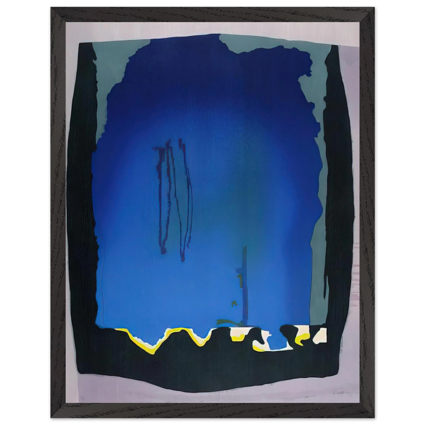 Helen Frankenthaler - Freefall - 1992 Wall art - 60x80 cm / 24x32 inches - Fine Art Poster - -