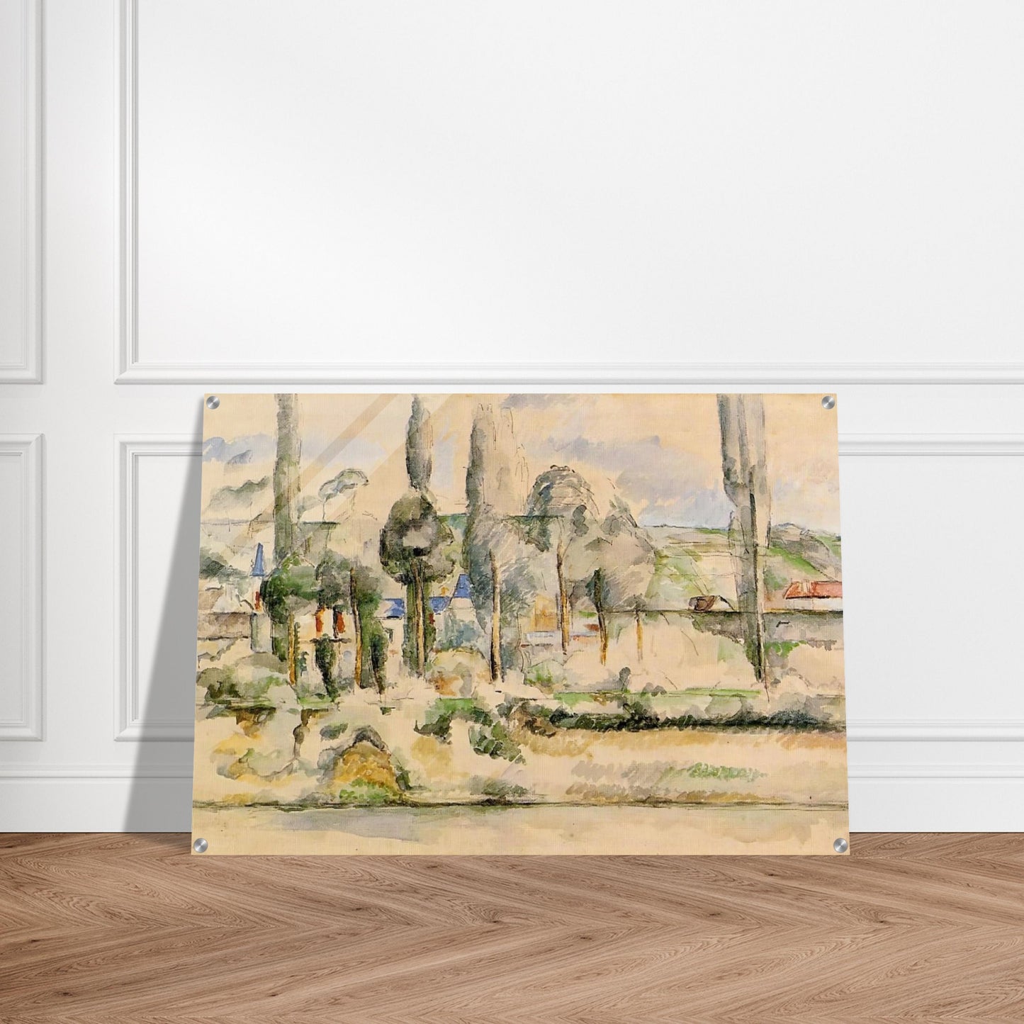 Chateau de Madan - Paul Cézanne Acrylic Print - 70x100 cm / 28x40″ inches