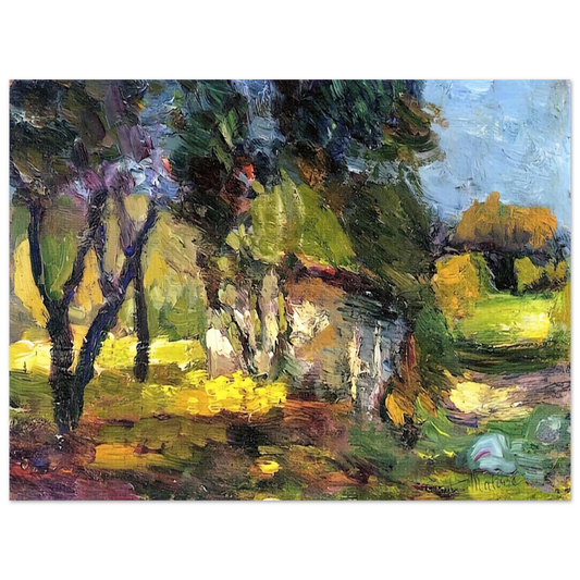 Henri Matisse - LANDSCAPE CORSICA 1898 Fine Art Poster - Default Title