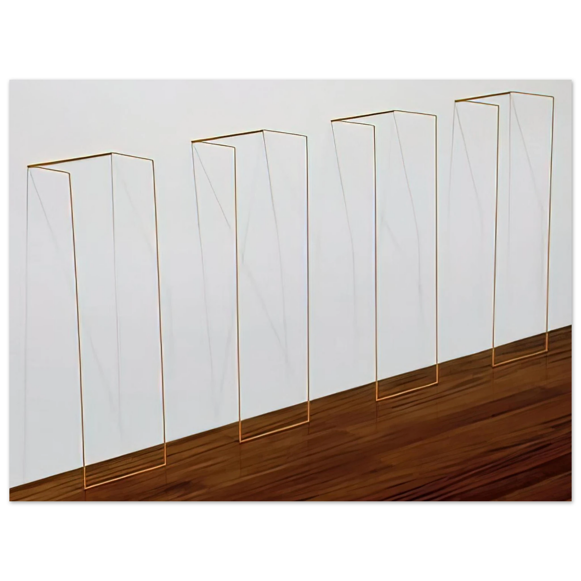 Fred Sandback - Untitled - 1968 Fine Art Poster - Default Title