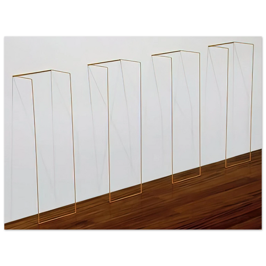 Fred Sandback - Untitled - 1968 Fine Art Poster - Default Title