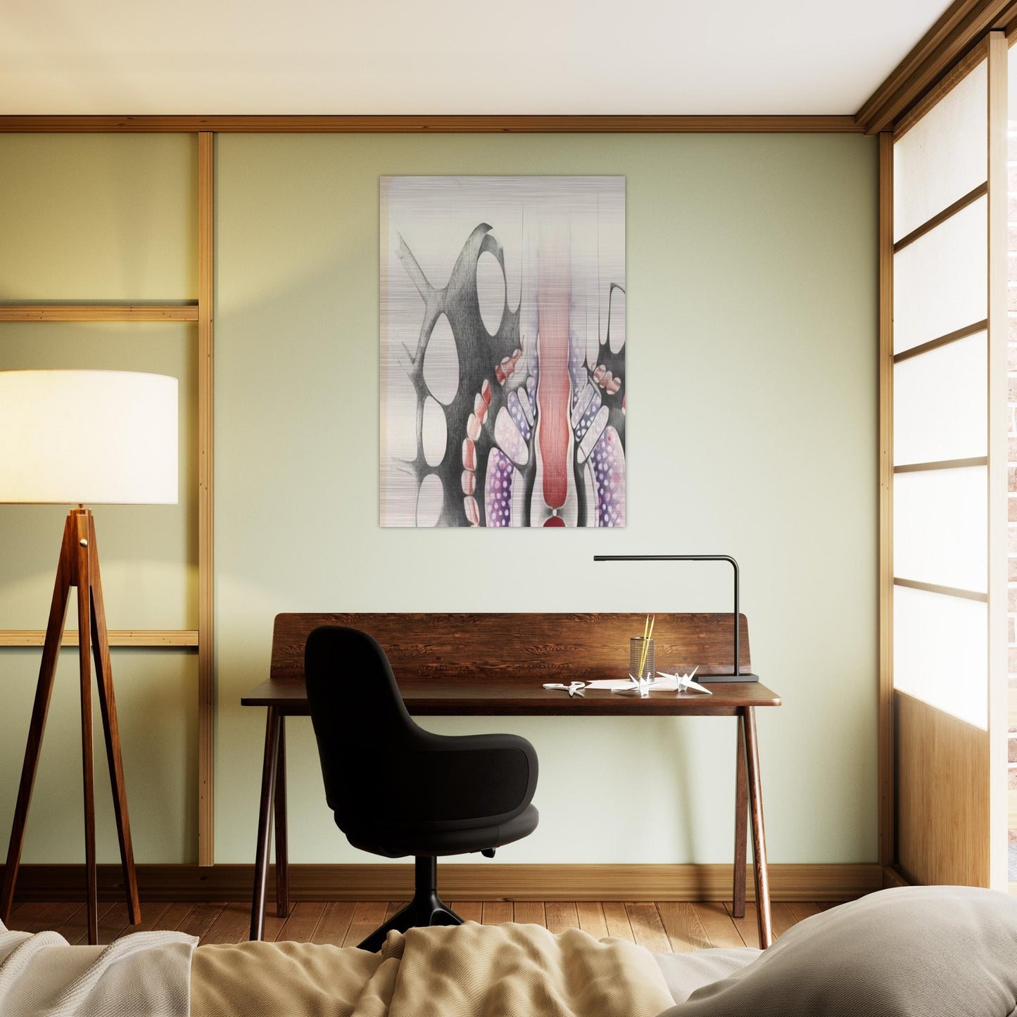 UNTITLED 1967 1 - Lee Bontecou Brushed Aluminum Print - 70x100 cm / 28x40 inches | Lee Bontecou Aluminum Print | Lee Bontecou Prints