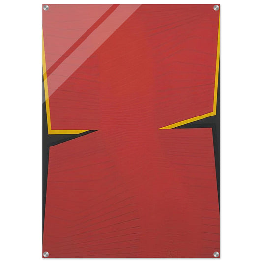 No. 22, 20. 2. 62 - 1962 - John Hoyland Acrylic Print - 70x100 cm / 28x40″ inches | John Hoyland Wall Art | John Hoyland Prints