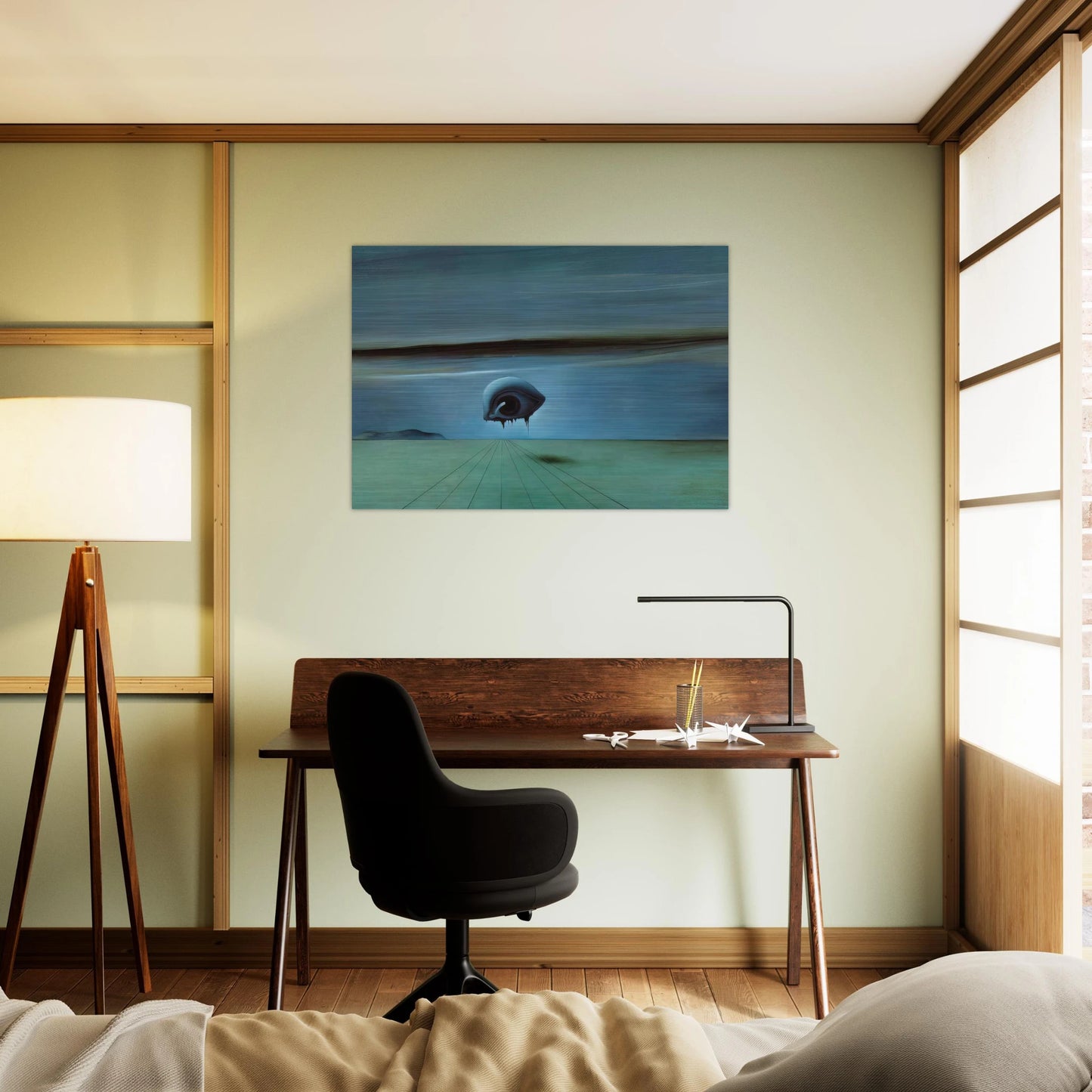 THE EYE - Salvador Dali Brushed Aluminum Print - 70x100 cm / 28x40 inches | Salvador Dali Aluminum Print | Salvador Dali Prints