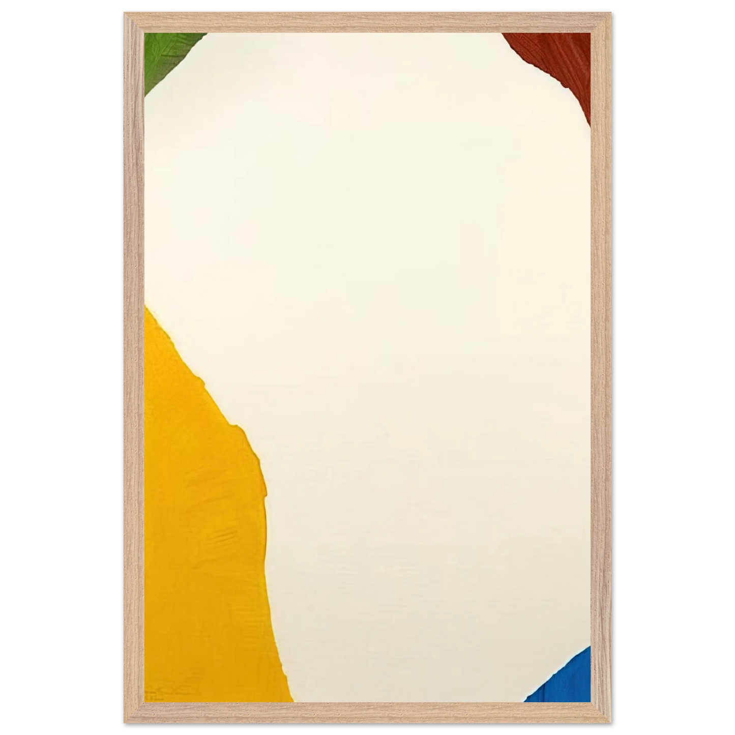 Helen Frankenthaler - Wind Directions - 1970 Wall art - A2 (42 x 59.4  cm) - Premium Wooden Framed Poster With Fine Art Paper - Wood frame