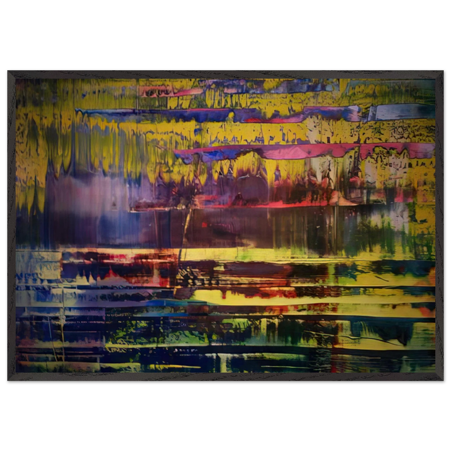 WALLACE BOURNES - Gerhard Richter Framed Art Print – Black Wooden Frame - Default Title - -Framed Art Print
