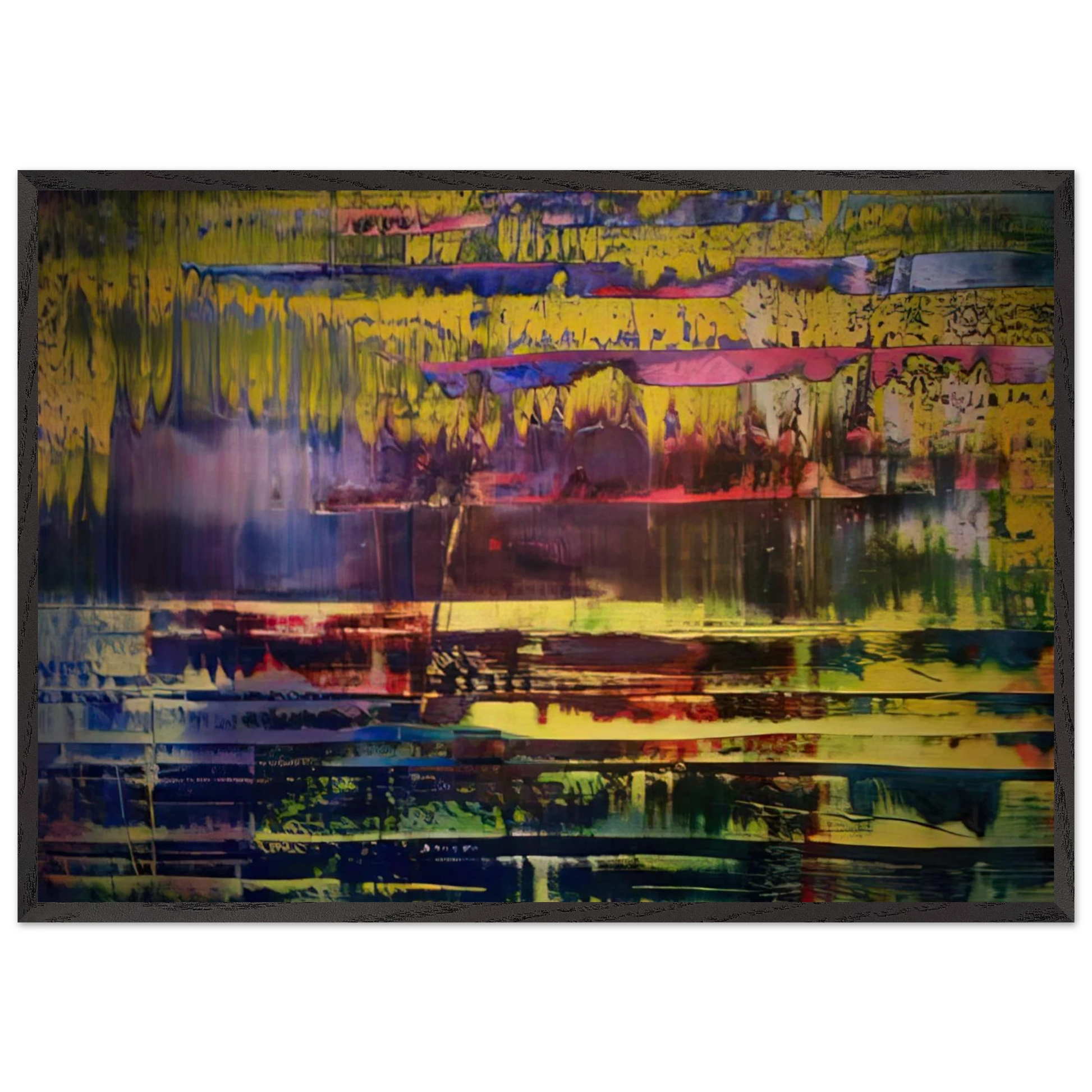 WALLACE BOURNES - Gerhard Richter Framed Art Print – Black Wooden Frame - Default Title - -Framed Art Print