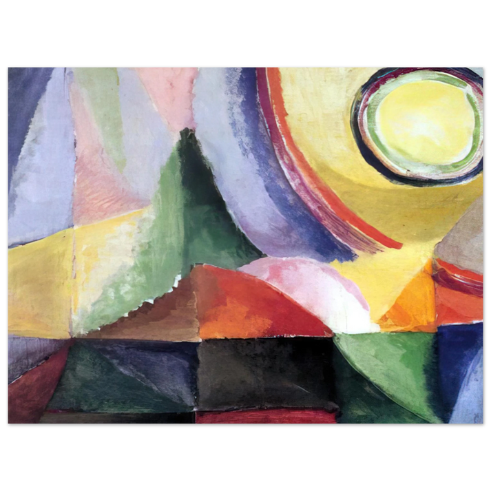 Sonia Delaunay - ELECTRIC PRISMS  75x100 cm / 30x40inches Fine Art Poster