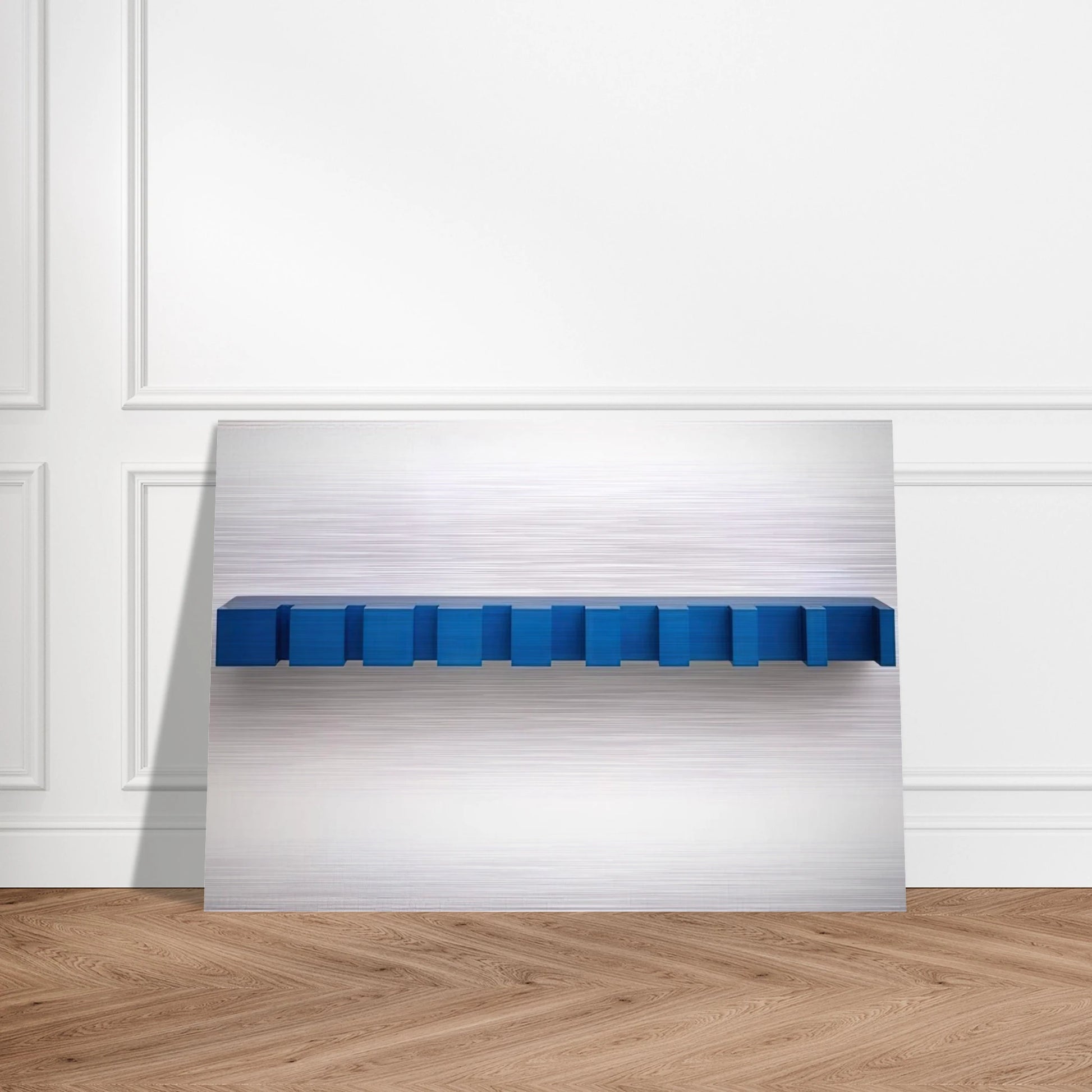 Untitled Bernstein 88-26 - 1988 - Donald Judd Brushed Aluminum Print - 70x100 cm / 28x40 inches | Donald Judd Aluminum Print | Donald Judd Prints