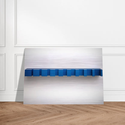 Untitled Bernstein 88-26 - 1988 - Donald Judd Brushed Aluminum Print - 70x100 cm / 28x40 inches | Donald Judd Aluminum Print | Donald Judd Prints