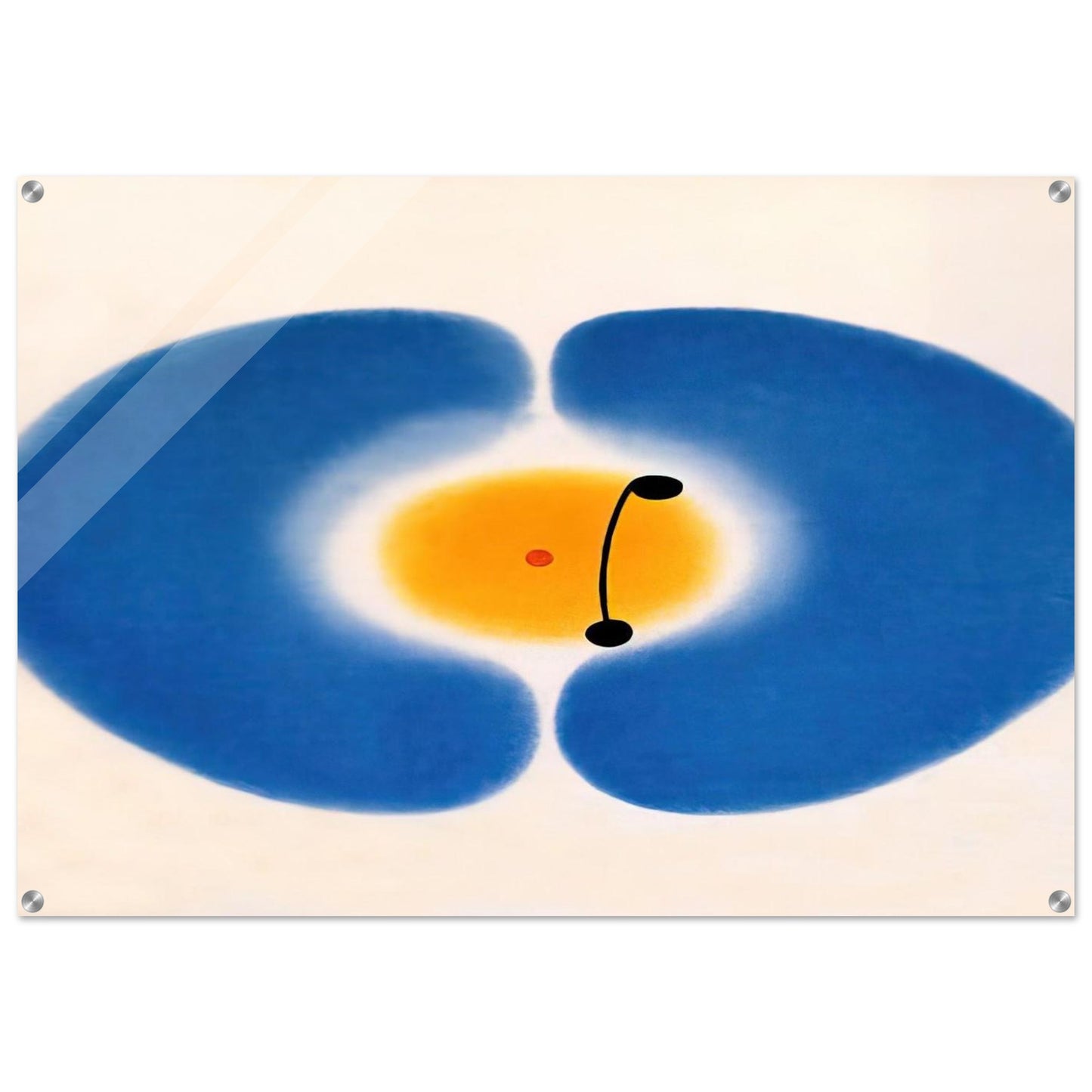 Blue Mandala - 1978 - Victor Pasmore Acrylic Print - 70x100 cm / 28x40″ inches | Victor Pasmore Wall Art | Victor Pasmore Prints