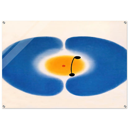 Blue Mandala - 1978 - Victor Pasmore Acrylic Print - 70x100 cm / 28x40″ inches | Victor Pasmore Wall Art | Victor Pasmore Prints