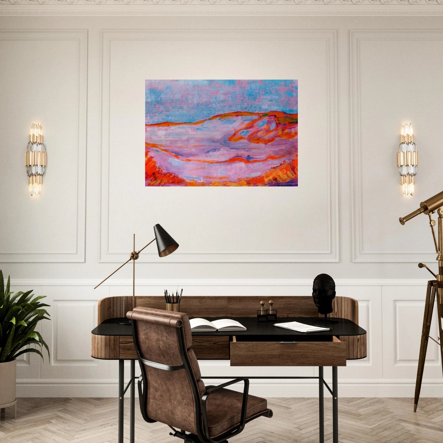 Dune IV - Piet Mondrian Brushed Aluminum Print - 70x100 cm / 28x40 inches | Piet Mondrian Aluminum Print | Piet Mondrian Prints