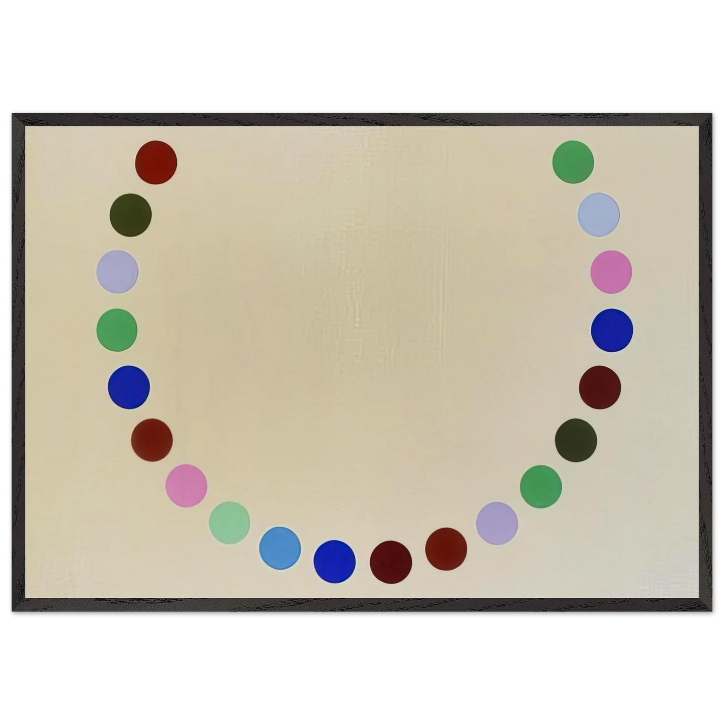 Horseshow Two - 1971 - Thomas Downing Framed Art Print – Black Wooden Frame - Default Title - -Framed Art Print