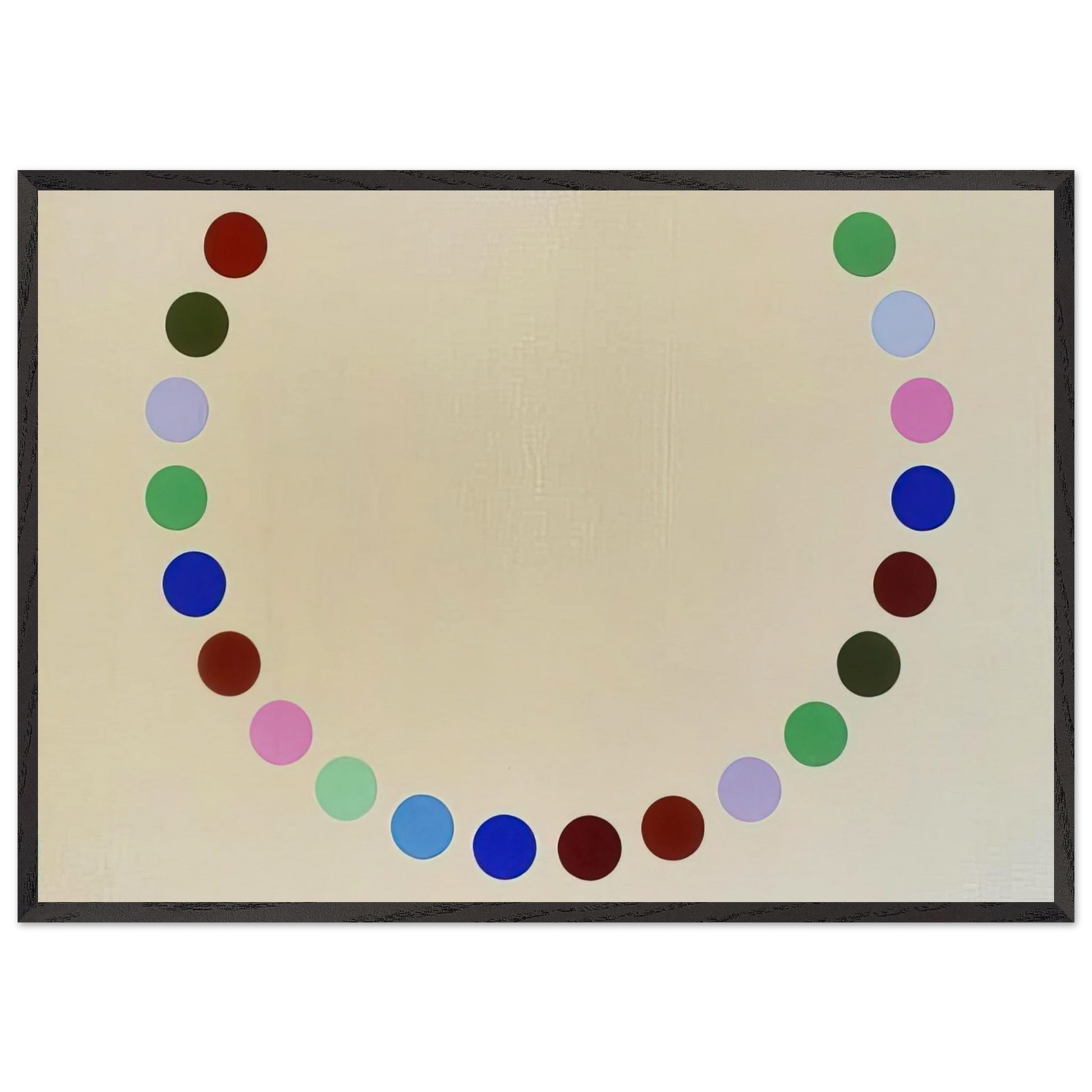 Horseshow Two - 1971 - Thomas Downing Framed Art Print – Black Wooden Frame - Default Title - -Framed Art Print