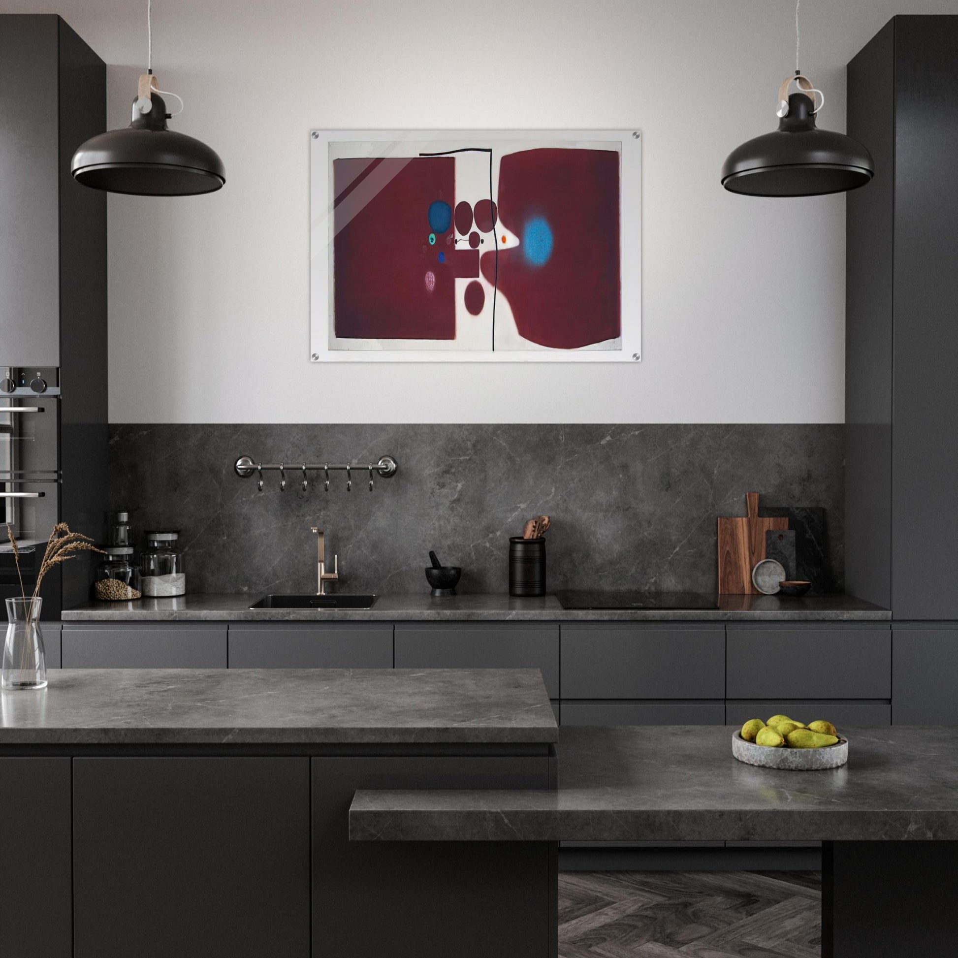 Brown Symphony - 1979 - Victor Pasmore Acrylic Print - 70x100 cm / 28x40″ inches