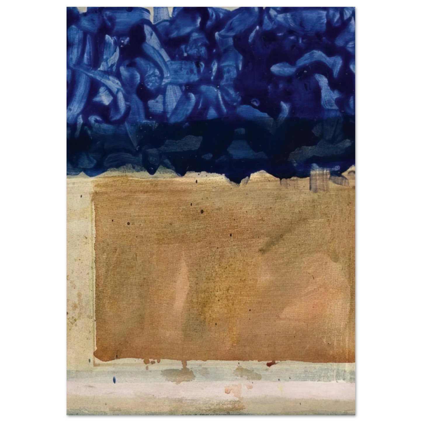 Helen Frankenthaler - Shoreline - 1952 Wall art - 40x60 cm / 16x24 inches - Fine Art Poster - -