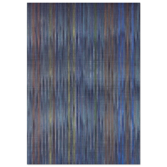 Black Friar - 1978 - Gene Davis Brushed Aluminum Print - 70x100 cm / 28x40 inches | Gene Davis Aluminum Print | Gene Davis Prints