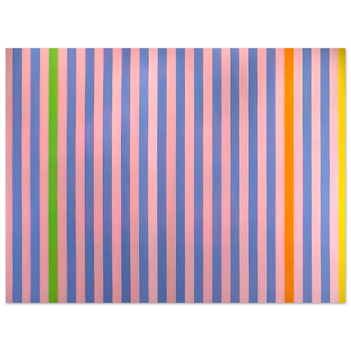 Gene Davis - Sweet Score-Skylark - 1960  75x100 cm / 30x40inches Fine Art Poster