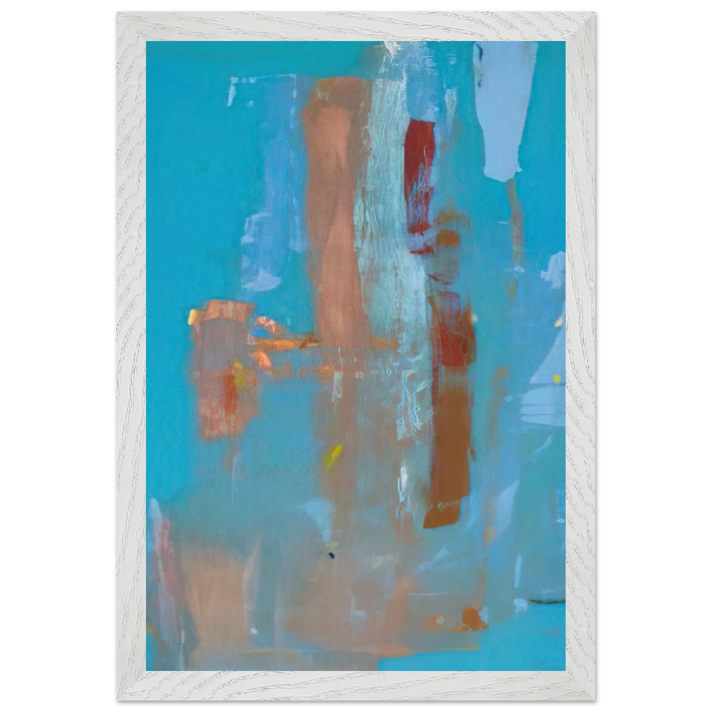Helen Frankenthaler - In on Blue - 1976 Wall art - 70x70 cm / 28x28 inches - Fine Art Poster - -