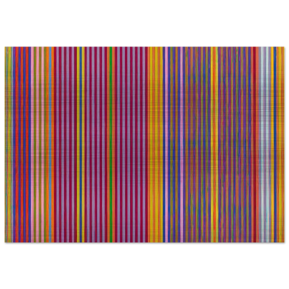 Tarzan Series I - 1969 - Gene Davis Brushed Aluminum Print - 70x100 cm / 28x40 inches | Gene Davis Aluminum Print | Gene Davis Prints