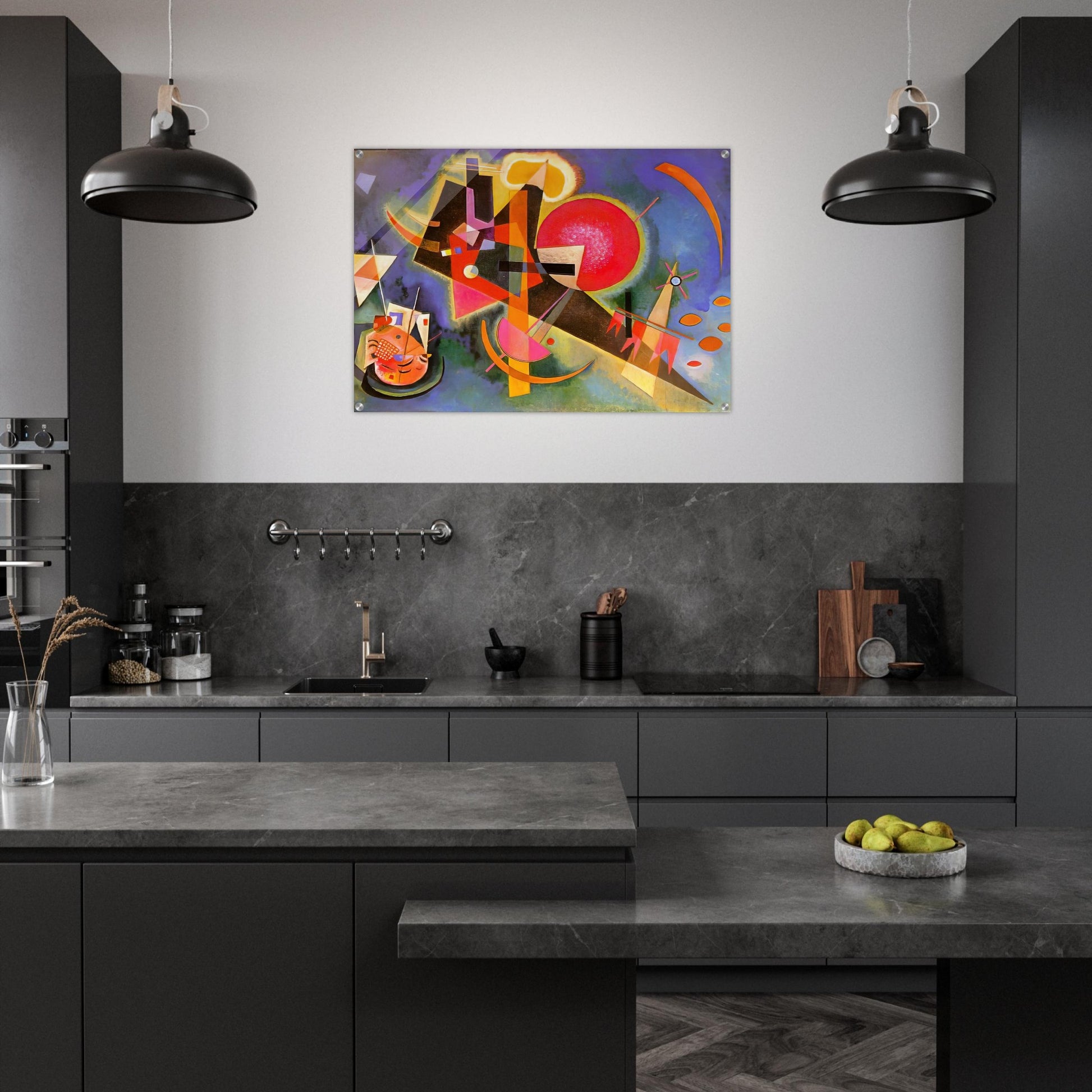 IN BLUE 1925 - Wassily Kandinsky Acrylic Print - 70x100 cm / 28x40″ inches | Wassily Kandinsky Wall Art | Wassily Kandinsky Prints