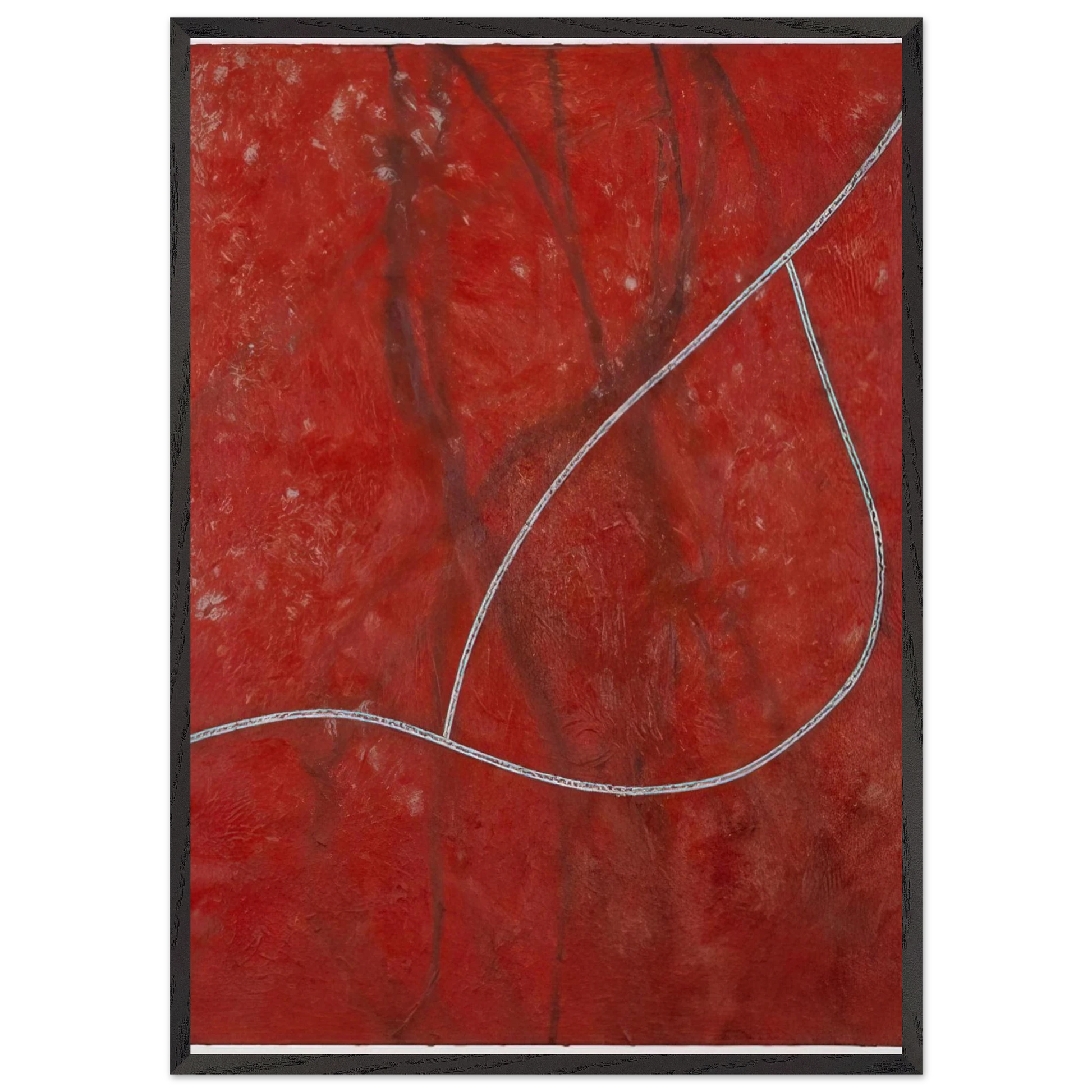 Untitled - 1960 N3 - Donald Judd Framed Art Print – Black Wooden Frame - Default Title - -Framed Art Print