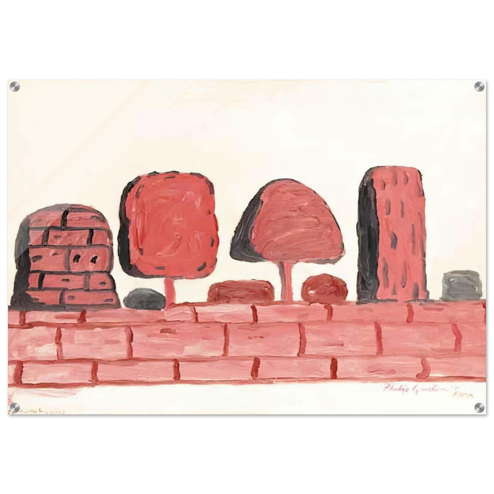 ROMA - Philip Guston Acrylic Print - 70x100 cm / 28x40″ inches