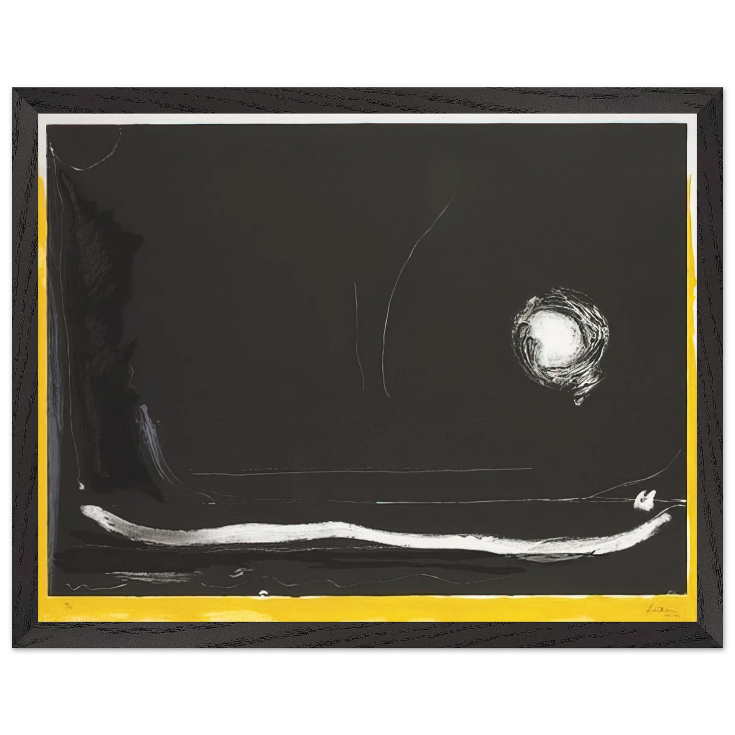 Helen Frankenthaler - Yellow Jack - 1985 Wall art - 30x45 cm / 12x18 Inches - Fine Art Poster - -