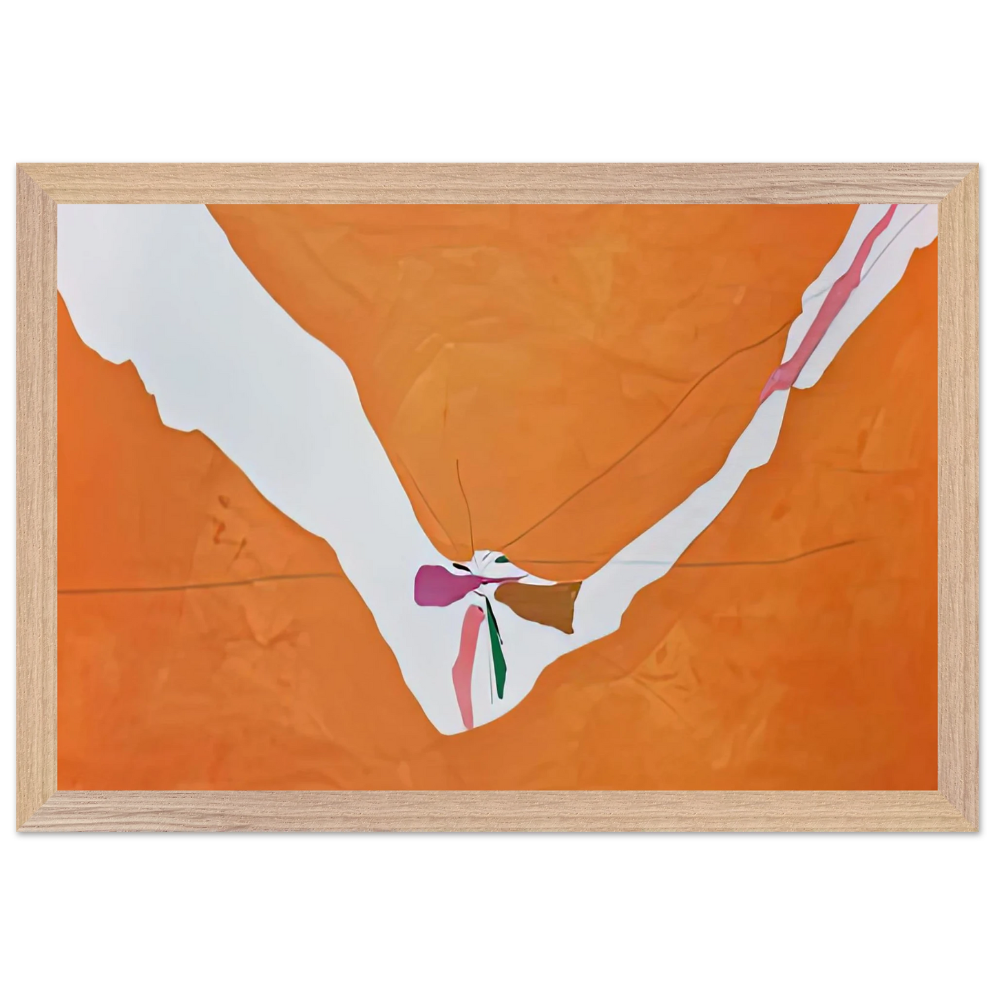 Helen Frankenthaler - Chairman of the Board, 1971- Wall Art - 30x40 cm / 12x16 inches - Premium Wooden Framed Poster With Fine Art Paper - White frame