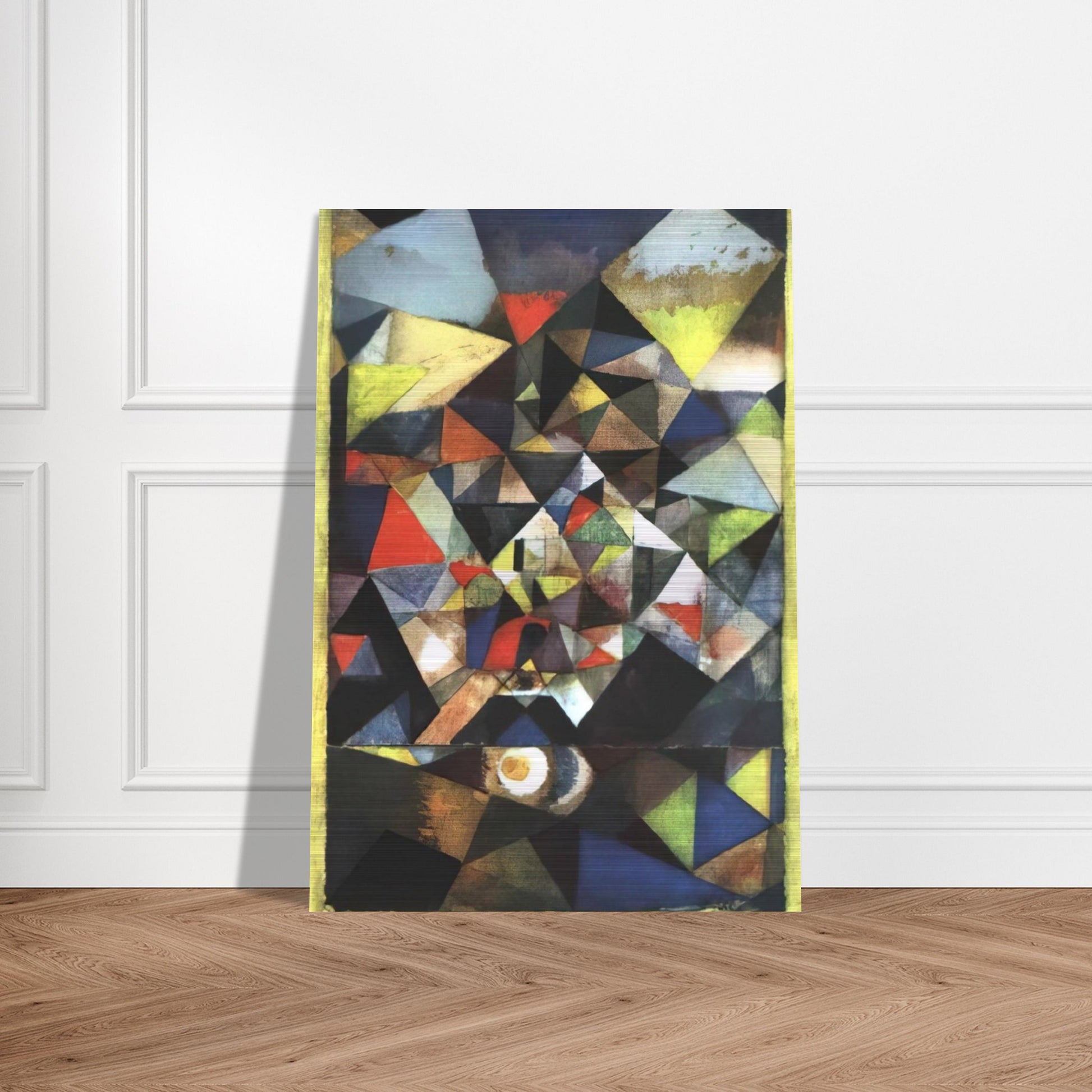 WITH THE EGG 1917 - Paul Klee Brushed Aluminum Print - 70x100 cm / 28x40 inches | Paul Klee Aluminum Print | Paul Klee Prints